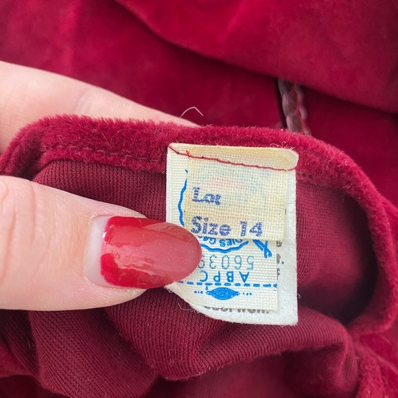 Vintage 70’s Velvet Dress - Picture 5 of 9